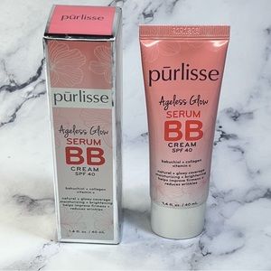 New Purlisse AGELESS GLOW SERUM BB CREAM SPF 40 - Tan Deep